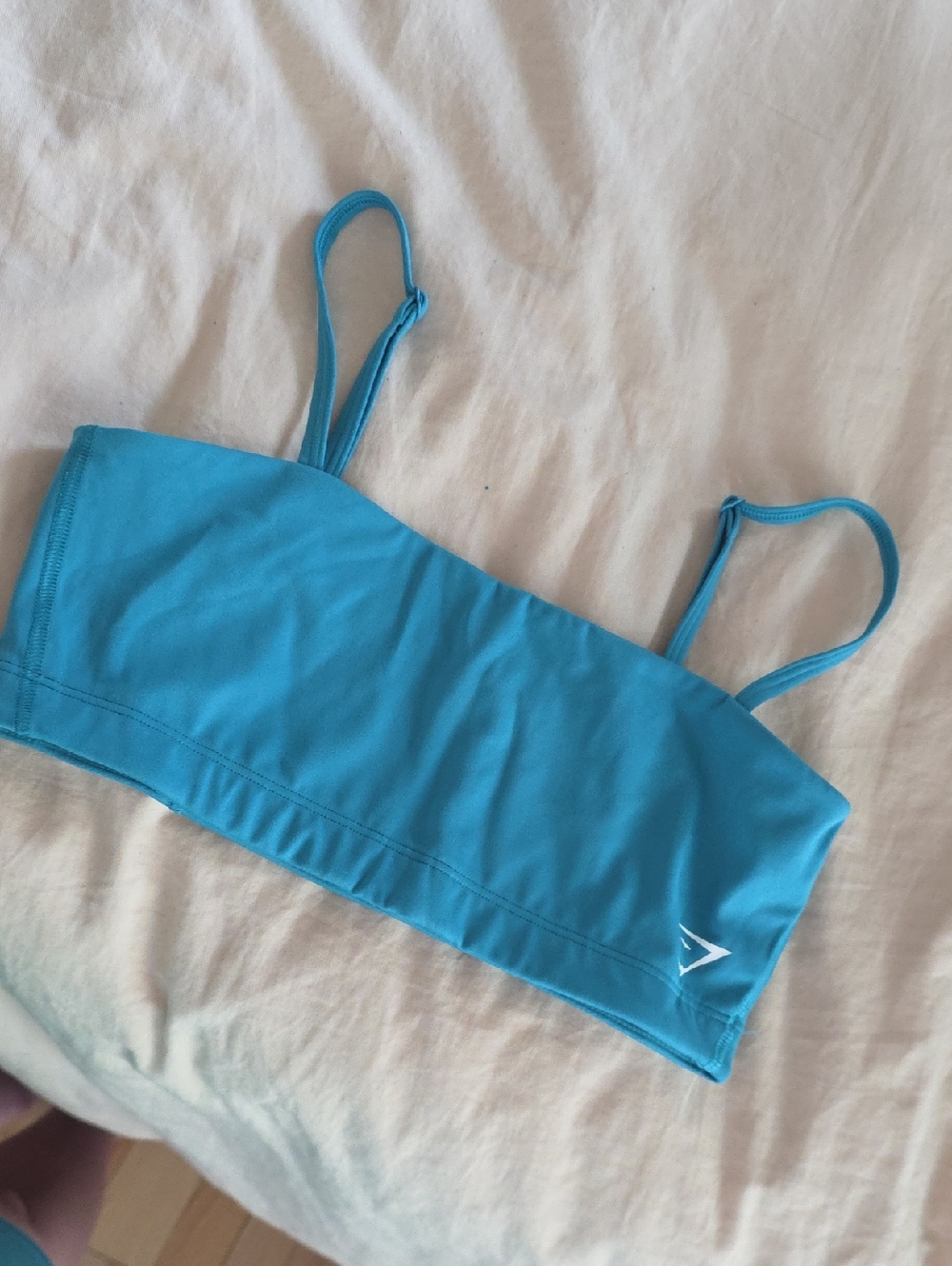 Gymshark Bright Blue Bandeau Bra